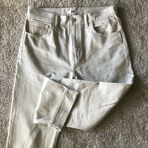 Uniqlo U Selvedge straight jeans - size 30